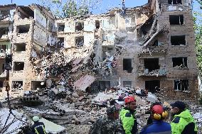 Russian Attack Aftermath - Kiev