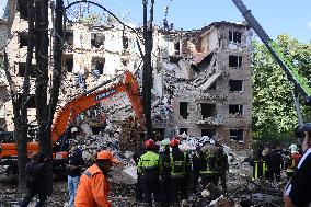 Russian Attack Aftermath - Kiev