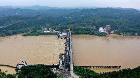 Flood Peak in Rong'an