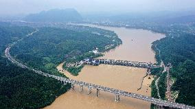 Flood Peak in Rong'an