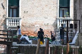 Preparations for Jeff Bezos' Wedding - Venice