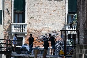 Preparations for Jeff Bezos' Wedding - Venice