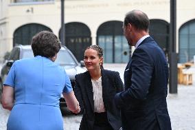 President Macron at The National Museum - Oslo