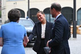 President Macron at The National Museum - Oslo