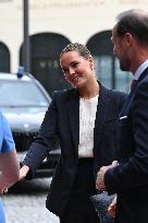 President Macron at The National Museum - Oslo