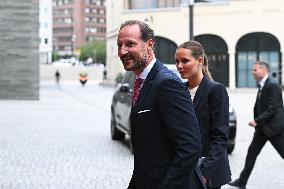 President Macron at The National Museum - Oslo