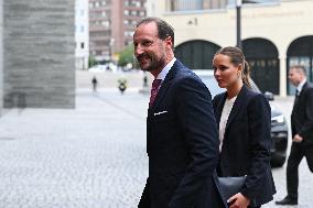 President Macron at The National Museum - Oslo