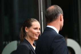 President Macron at The National Museum - Oslo