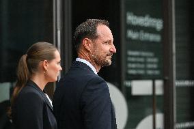 President Macron at The National Museum - Oslo