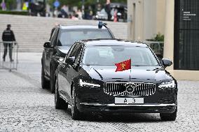 President Macron at The National Museum - Oslo