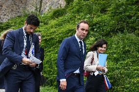 Emmanuel Macron visits Oslo FA