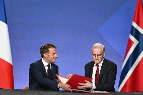 President Macron s Official Visit To Norway - Accords Signature