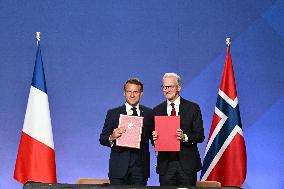 President Macron s Official Visit To Norway - Accords Signature