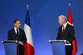 President Macron's Official Visit To Norway - Press Conference