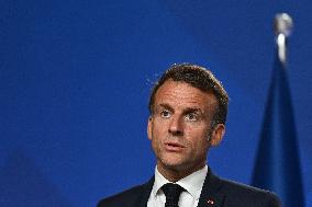 President Macron's Official Visit To Norway - Press Conference