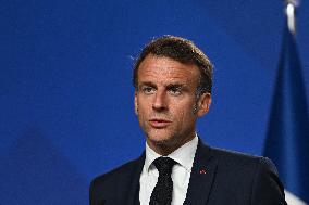 President Macron's Official Visit To Norway - Press Conference