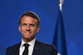 President Macron's Official Visit To Norway - Press Conference