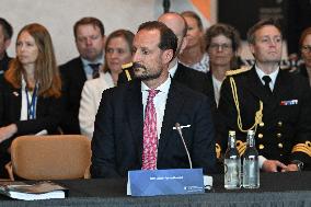 President Macron at The National Museum - Oslo