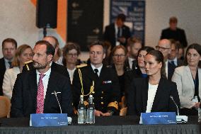 President Macron at The National Museum - Oslo