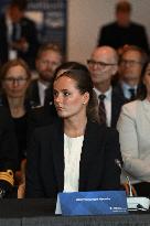 President Macron at The National Museum - Oslo