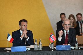 President Macron at The National Museum - Oslo