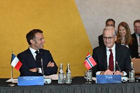 President Macron at The National Museum - Oslo