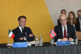President Macron at The National Museum - Oslo