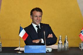 President Macron at The National Museum - Oslo