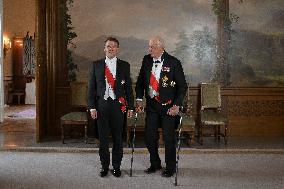 President Macron Visits Norway - Audience Before The Gala Dinner