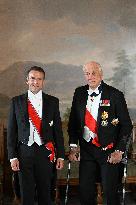 President Macron Visits Norway - Audience Before The Gala Dinner