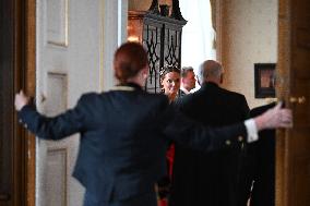 President Macron Visits Norway - Audience Before The Gala Dinner