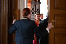 President Macron Visits Norway - Audience Before The Gala Dinner