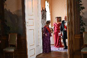 President Macron Visits Norway - Audience Before The Gala Dinner
