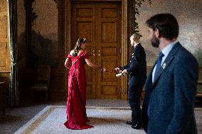 President Macron Visits Norway - Audience Before The Gala Dinner