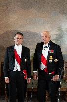 President Macron Visits Norway - Audience Before The Gala Dinner