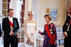 President Macron Visits Norway - Audience Before The Gala Dinner