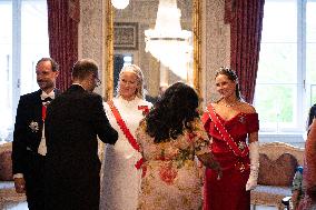 President Macron Visits Norway - Audience Before The Gala Dinner