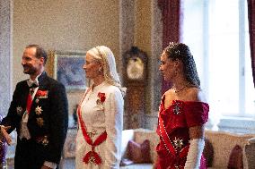 President Macron Visits Norway - Audience Before The Gala Dinner