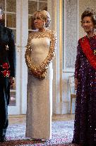President Macron Visits Norway - Audience Before The Gala Dinner