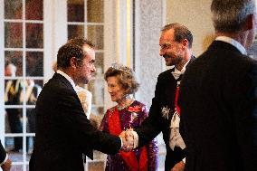 President Macron Visits Norway - Audience Before The Gala Dinner