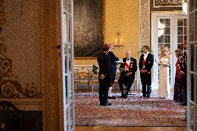 President Macron Visits Norway - Audience Before The Gala Dinner
