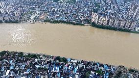2025 Thrid Flood Peak in Rong'an