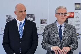 Council Of Europe Event With Alain Berset And Theodoros Rousopoulos - Strasbourg
