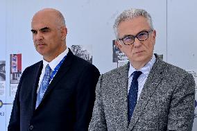 Council Of Europe Event With Alain Berset And Theodoros Rousopoulos - Strasbourg