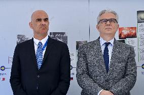 Council Of Europe Event With Alain Berset And Theodoros Rousopoulos - Strasbourg