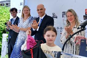 Council Of Europe Event With Alain Berset And Theodoros Rousopoulos - Strasbourg