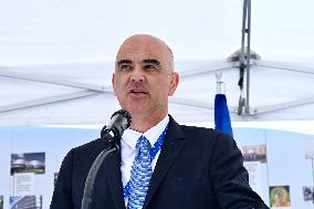 Council Of Europe Event With Alain Berset And Theodoros Rousopoulos - Strasbourg