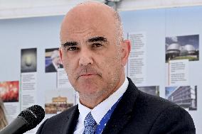 Council Of Europe Event With Alain Berset And Theodoros Rousopoulos - Strasbourg