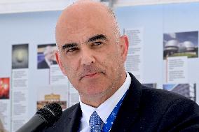 Council Of Europe Event With Alain Berset And Theodoros Rousopoulos - Strasbourg