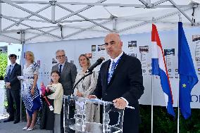 Council Of Europe Event With Alain Berset And Theodoros Rousopoulos - Strasbourg